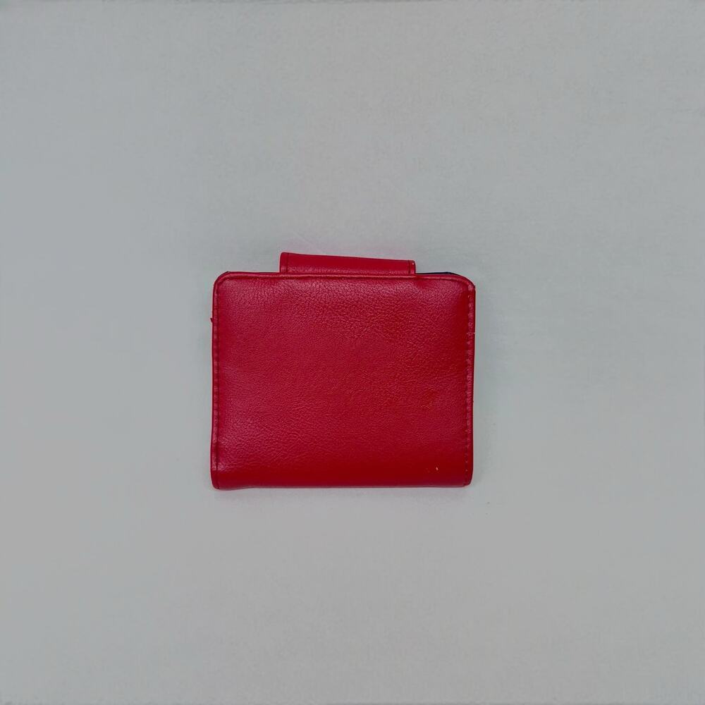 Nautica Red Bifold Wallet - Women’s Compact Design - Picture 2 of 4